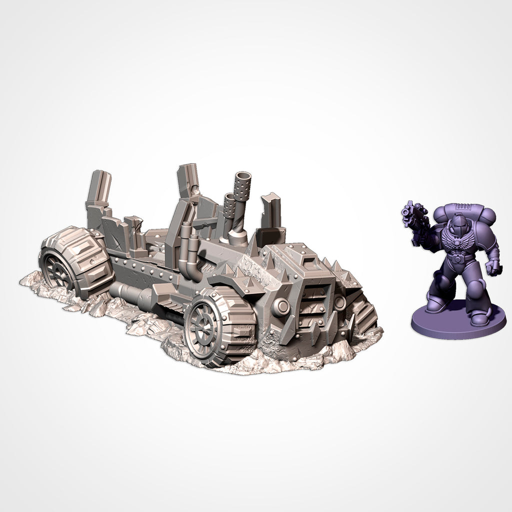 Orc Buggies Destroyed Pack - Sci-Fi Terrain