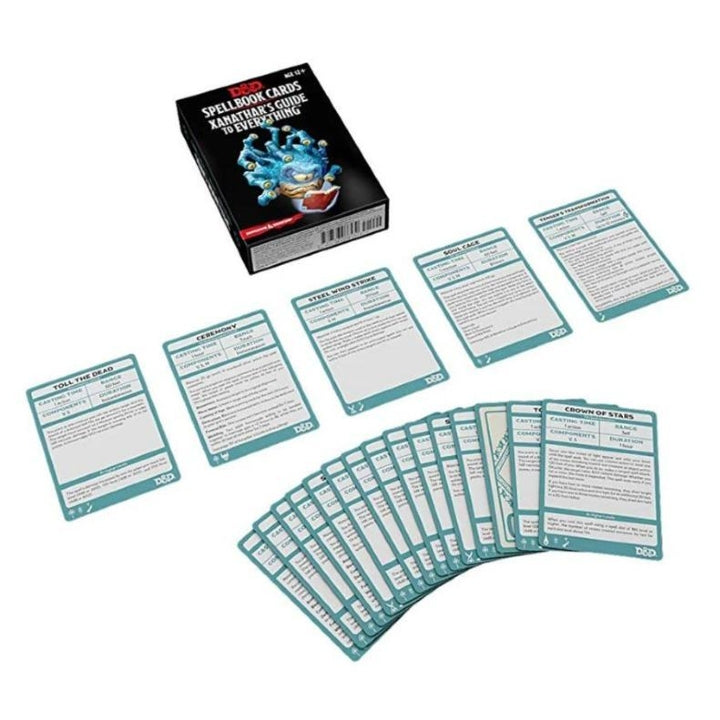 D&D, Spellbook Cards: Xanathar´s Guide to Everything