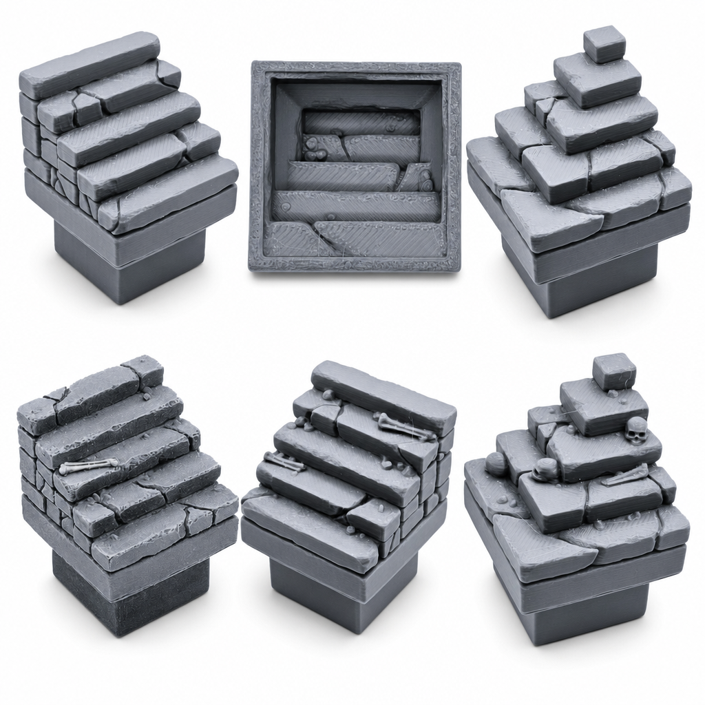 Corridors & Stairs Kit, Dungeon Blocks