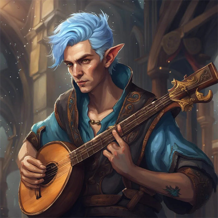 Half-Elf Bard - Foi de caractere
