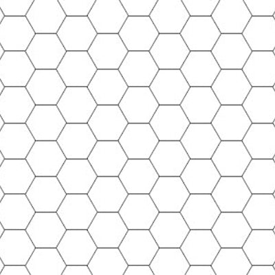 Transparent A3 Gaming Mat – Hex Grid