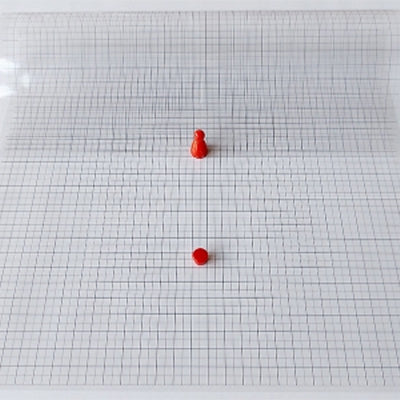 Transparent A3 Gaming Mat – Square Grid