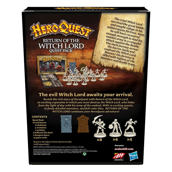 Hero Quest: Return of the Witch Lord, Quest Pack