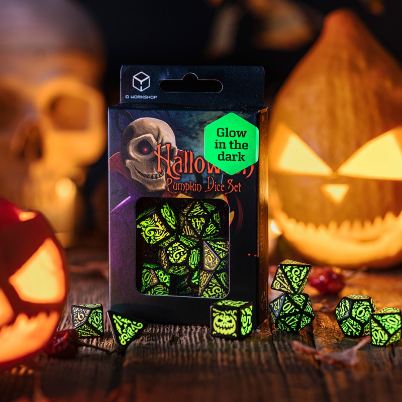 Set de Zaruri Halloween Pumpkin: Jack O'Lantern