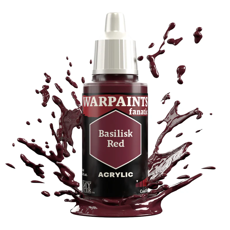 Basilisk Red — The Army Painter Warpaints Fanatic WP3115