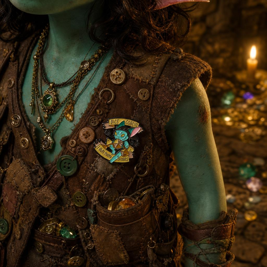 Dice Goblin, Metal Pin