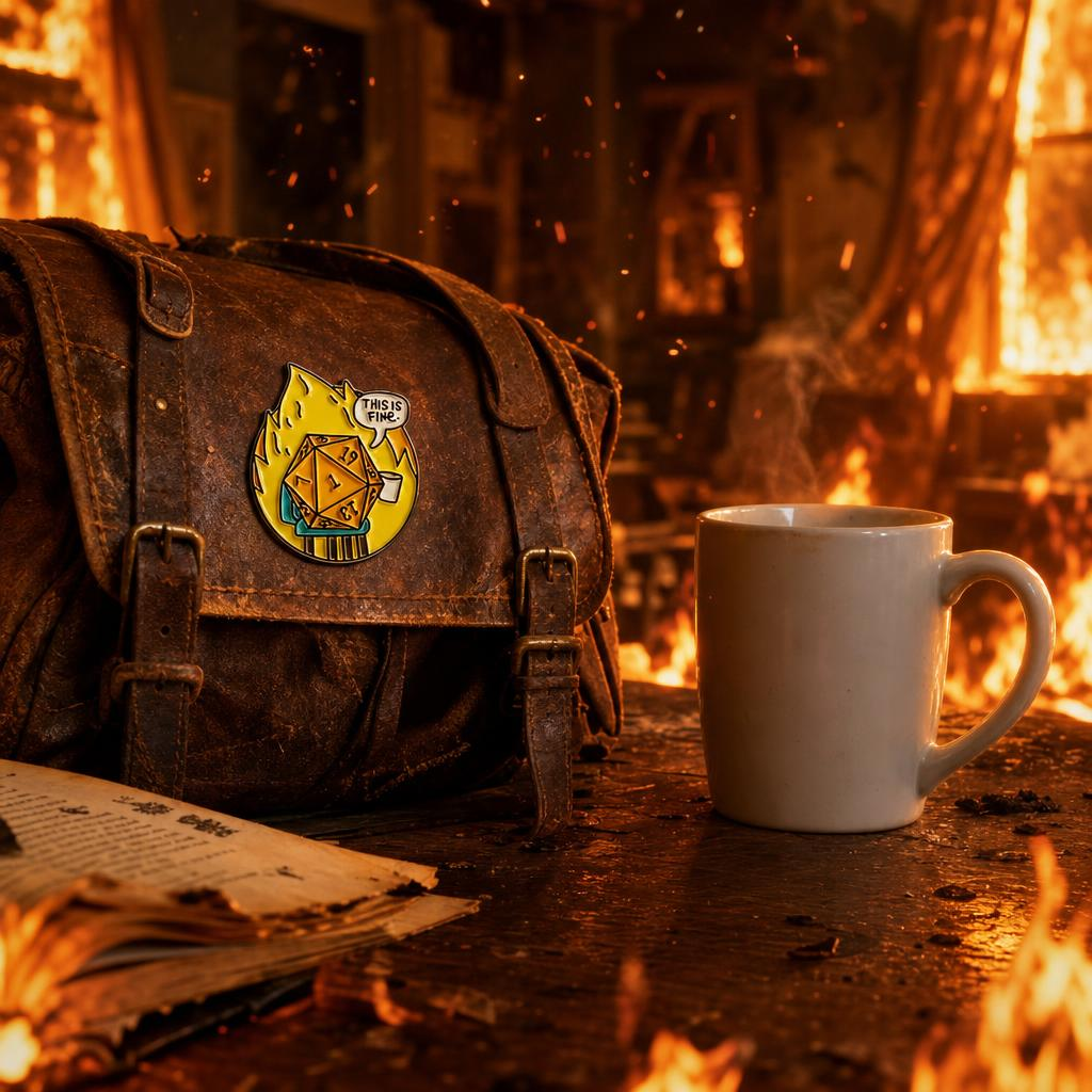 This Is Fine, Metal Pin
