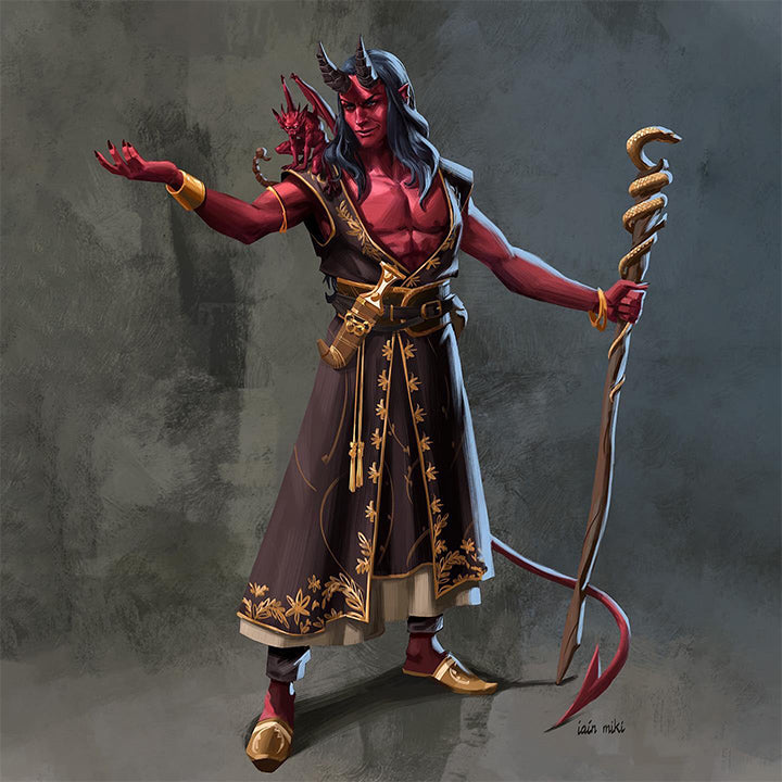 Tiefling Warlock - Character Sheets
