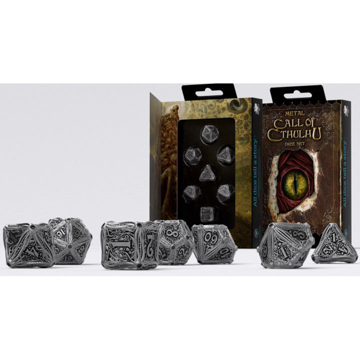Set de Zaruri de Metal Call of Cthulhu