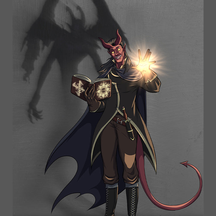 Tiefling Warlock - Character Sheets