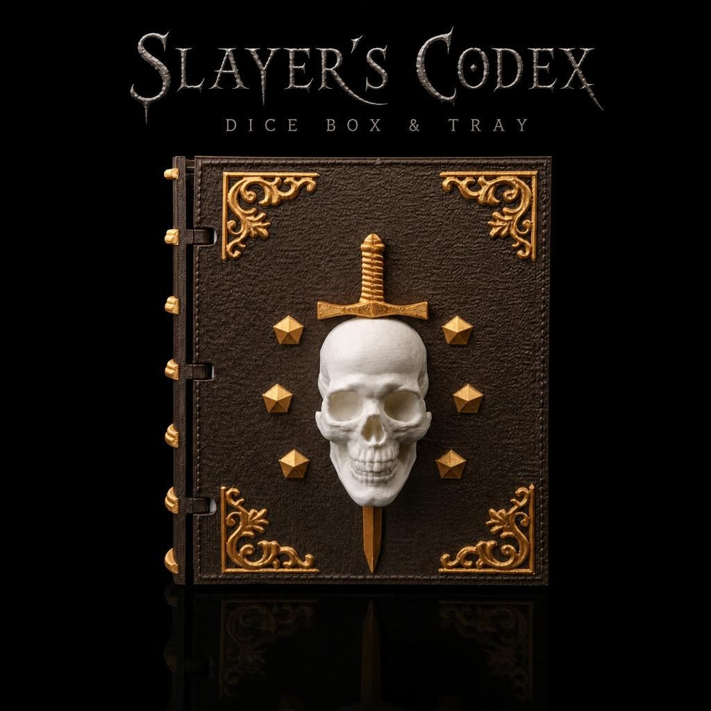 Slayer's Codex, Dice Box & Tray