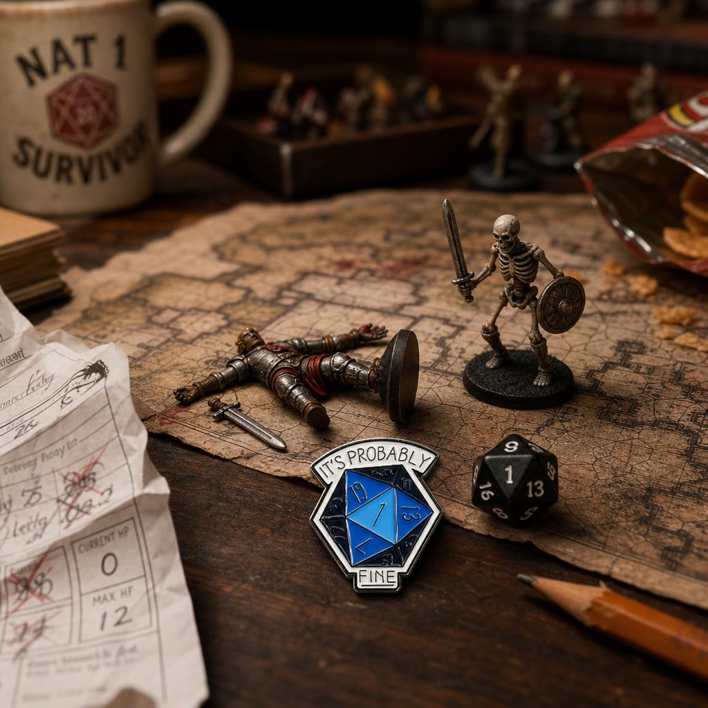Its Probably Fine, TTRPG Meme, Pin