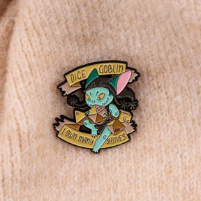 Dice Goblin, TTRPG Meme, Pin