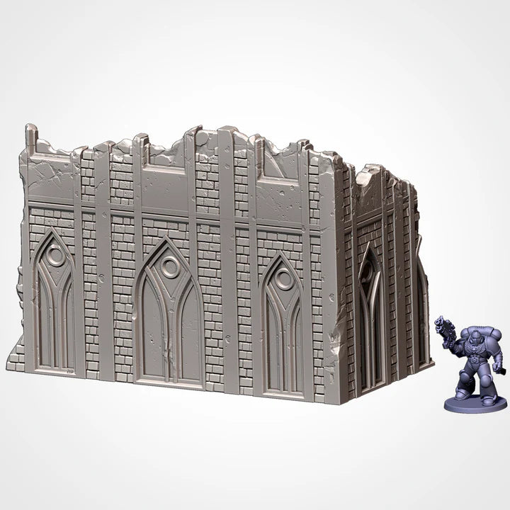 2-Story Corner, City Classic Ruins, Warhammer Terrain