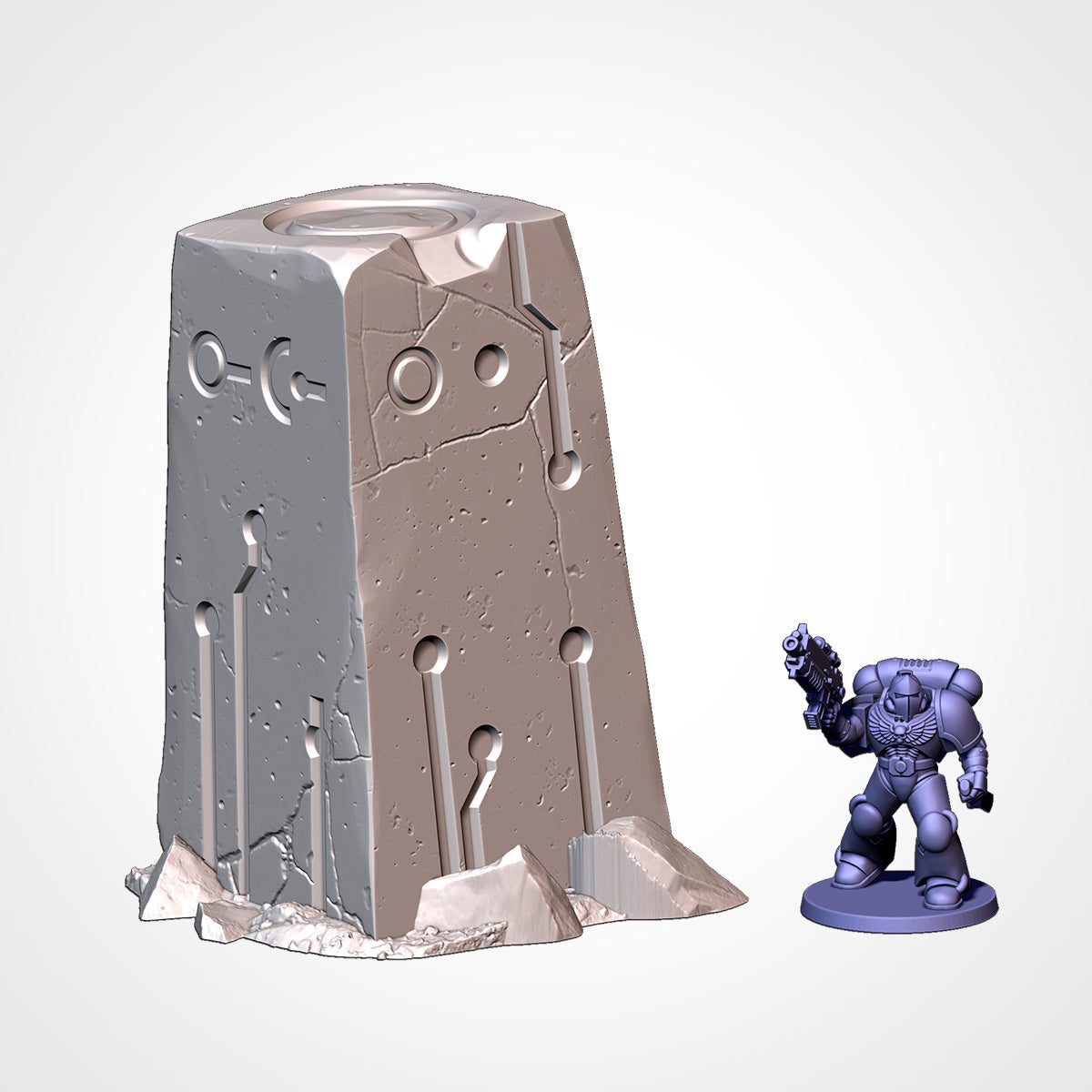 Xenos Monoliths Entire Pack, Sci-Fi Terrain Bundle