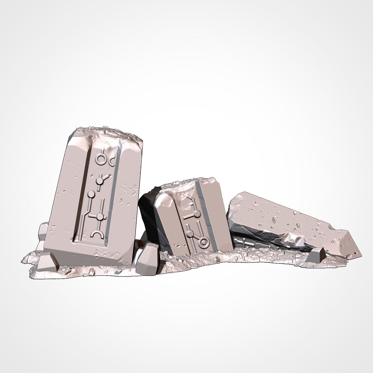 Xenos Monoliths Entire Pack, Sci-Fi Terrain Bundle