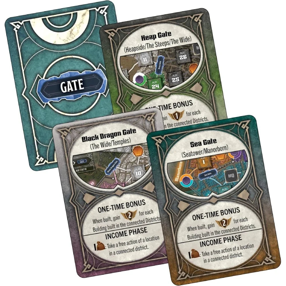 Builders of Baldur's Gate: gate cards