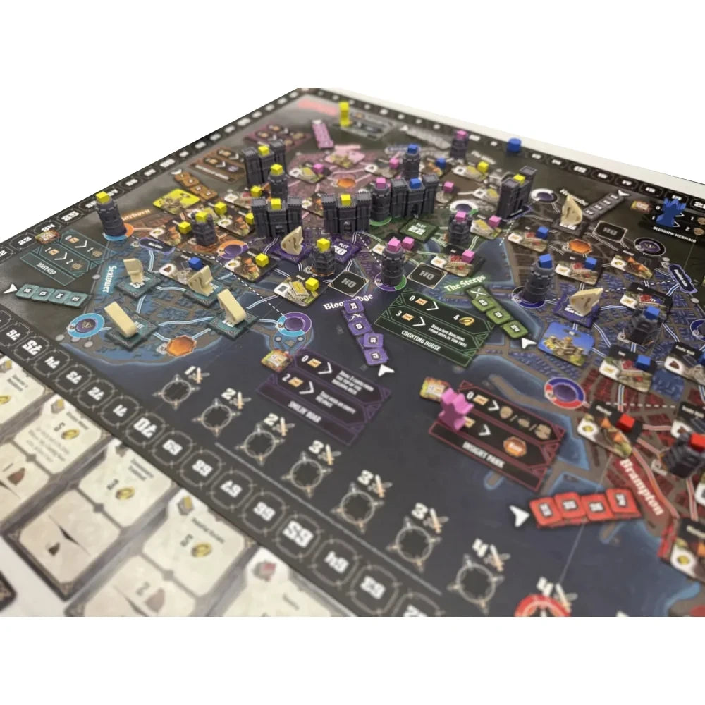 Builders of Baldur's Gate: the board in play, angle two
