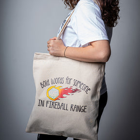 Dungeons & Dragons Tote Bag, In Fireball Range, Heavy Cotton
