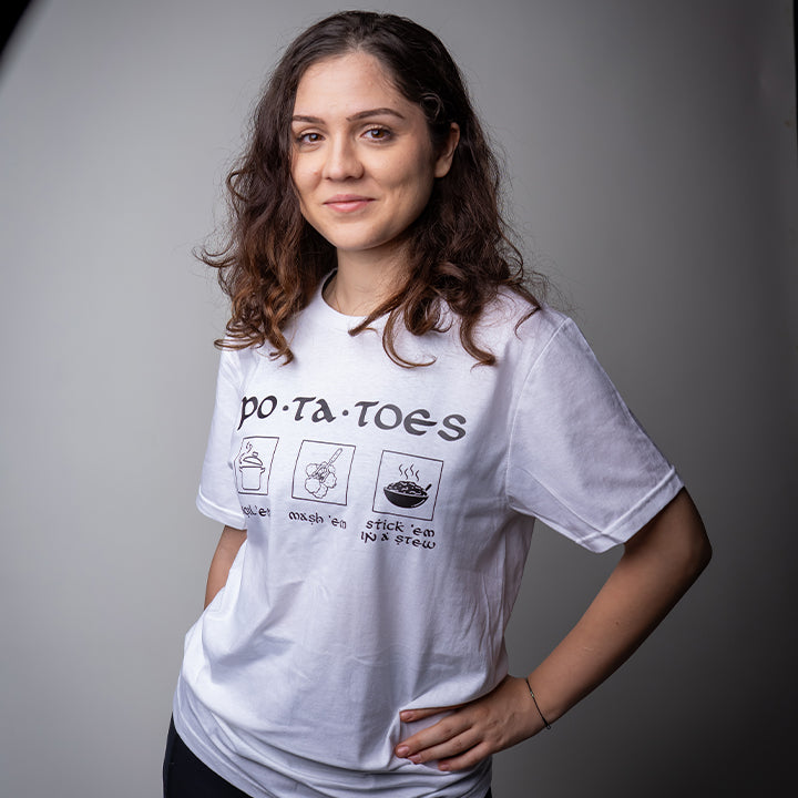 D&D T-Shirt, Po-Ta-Toes, Light Cotton, Unisex