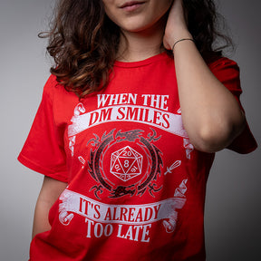 D&D T-Shirt, Smiling DM, Light Cotton, Unisex