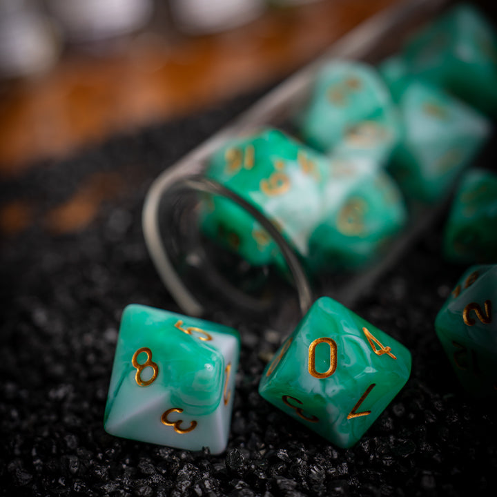 Jade, Elemental Series, Dice Set