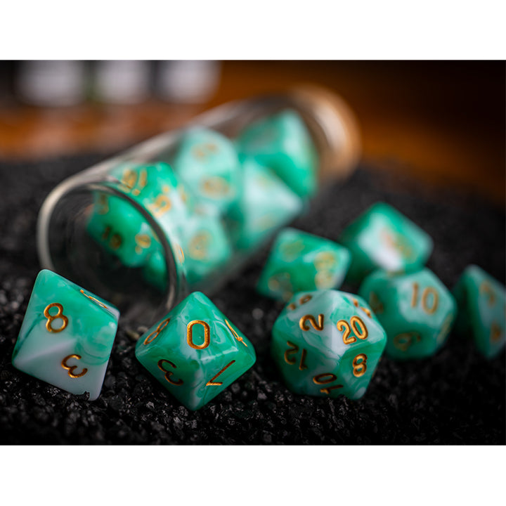 Jade, Elemental Series, Dice Set