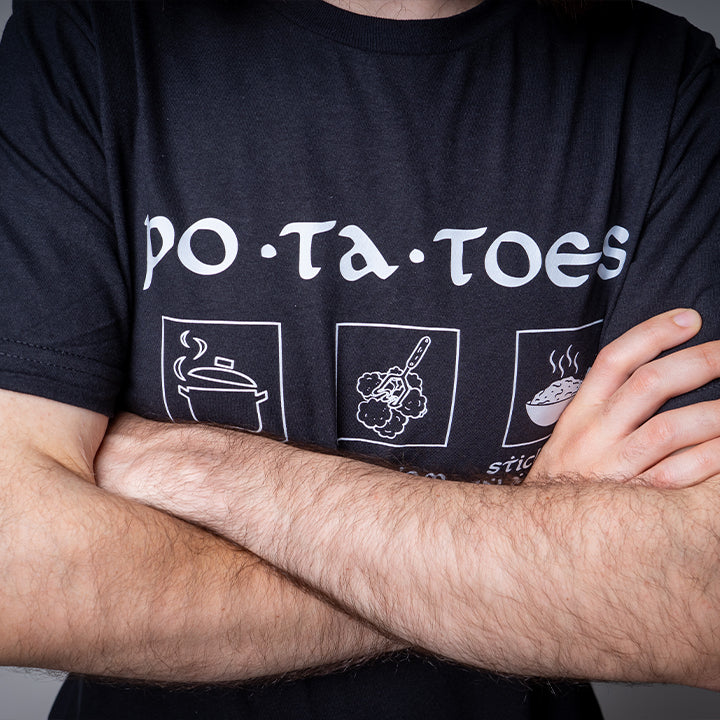 D&D T-Shirt, Po-Ta-Toes, Light Cotton, Unisex