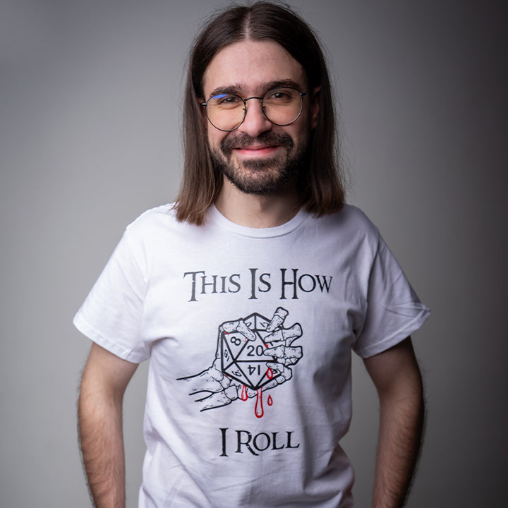 D&D T-Shirt, How I Roll, Light Cotton, Unisex