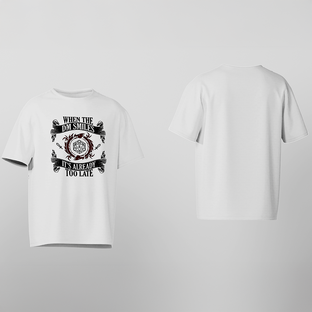 D&D T-Shirt, Smiling DM, Light Cotton, Unisex
