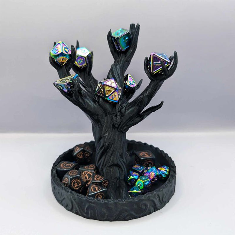 Tree Dice Set DIsplay