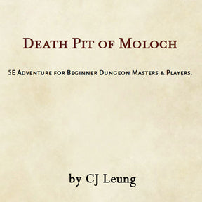 Death Pit of Moloch, Aventura D&D