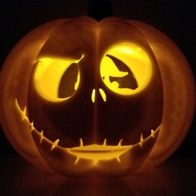 Jack O'Lantern with Snap On Faces