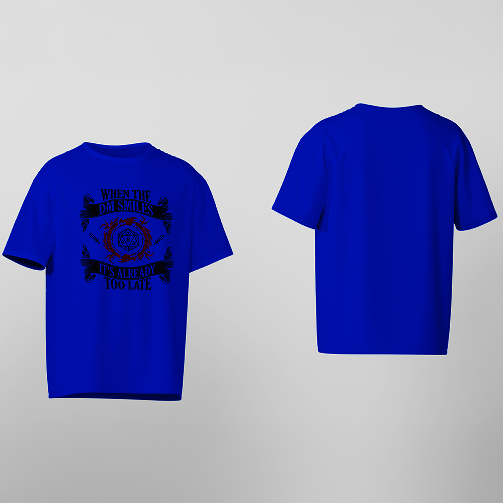 D&D T-Shirt, Smiling DM, Light Cotton, Unisex