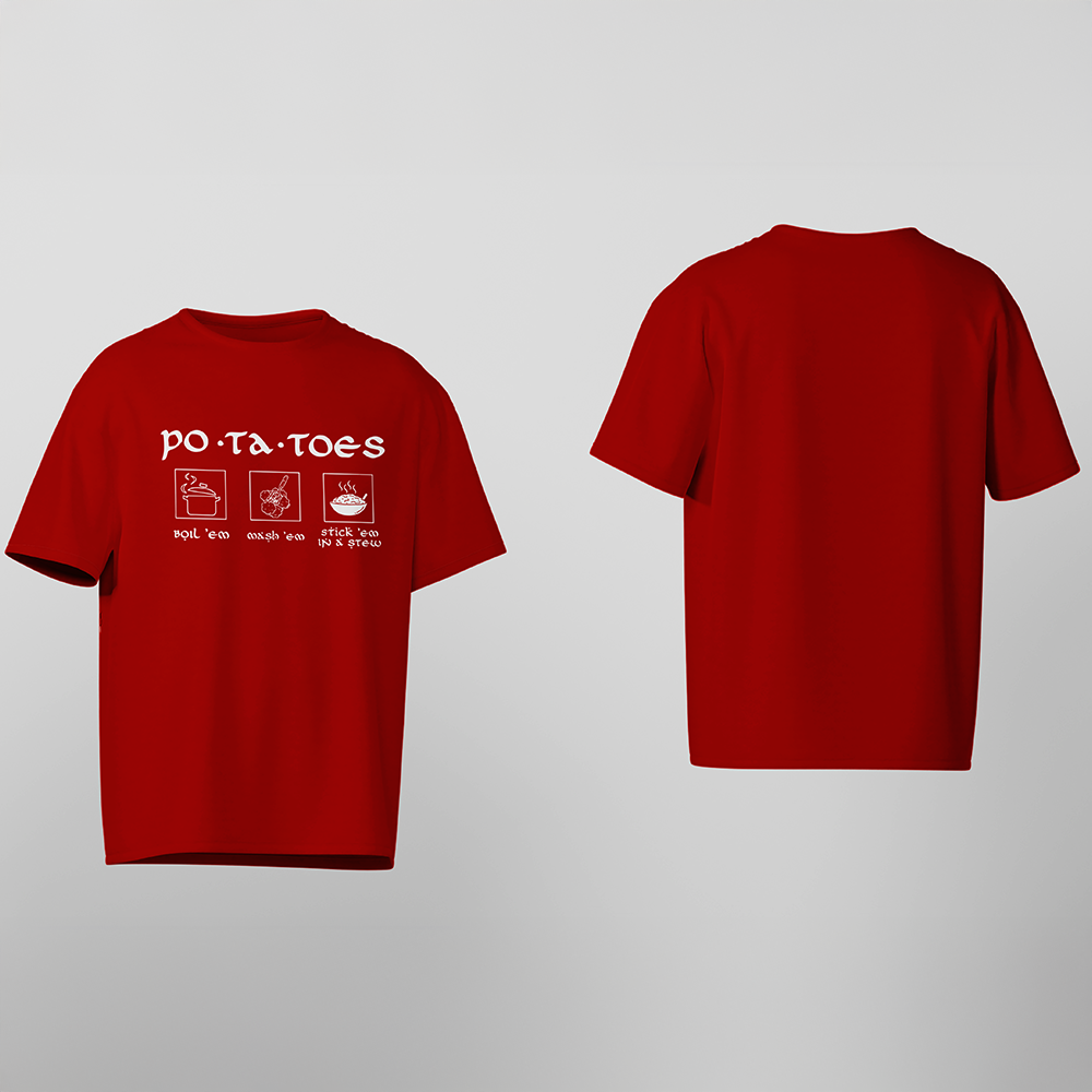 D&D T-Shirt, Po-Ta-Toes, Light Cotton, Unisex