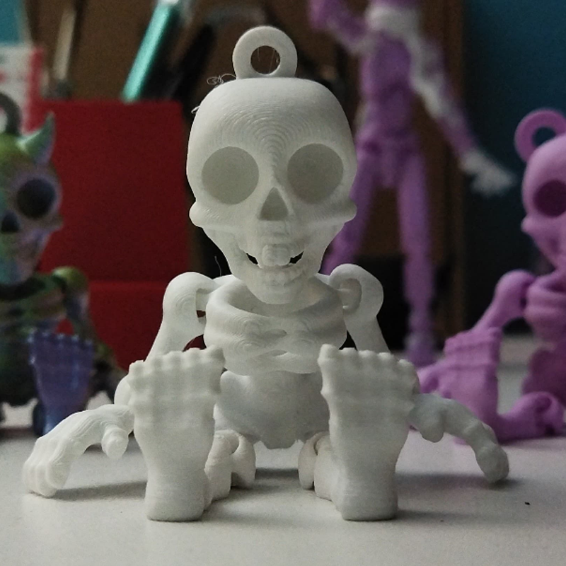 Morty the Skelly, Articulated Keychain