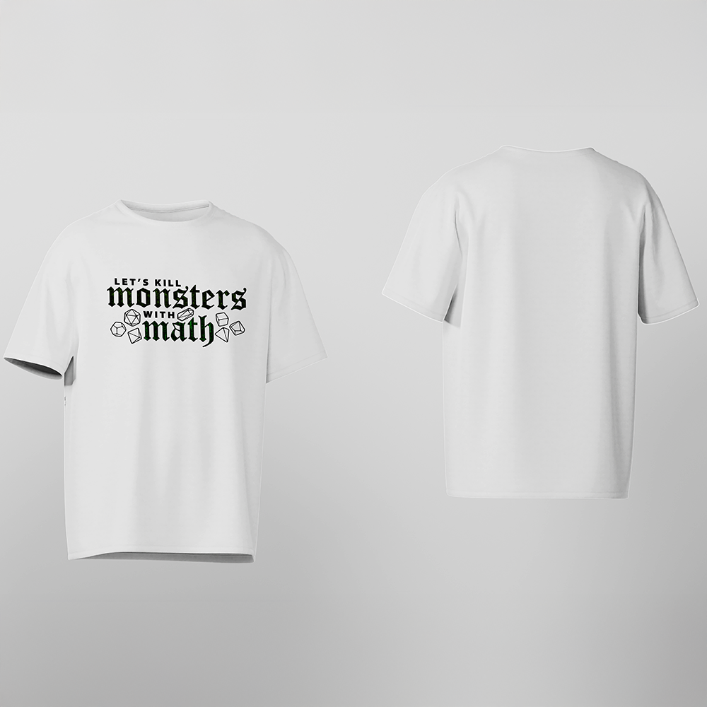 D&D T-Shirt, Monster Math, Light Cotton, Unisex