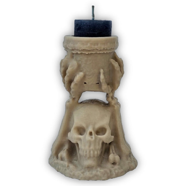 Skeleton Candle Holder