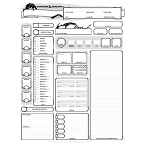 Dungeons & Dragons ~ Character Sheets (24)