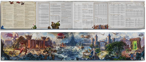 D&D World of Warcraft Dungeon Master's Screen, DM side rules and player side art