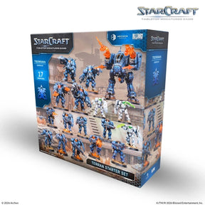 StarCraft Tabletop Miniatures Game, Terran Starter Set, box front