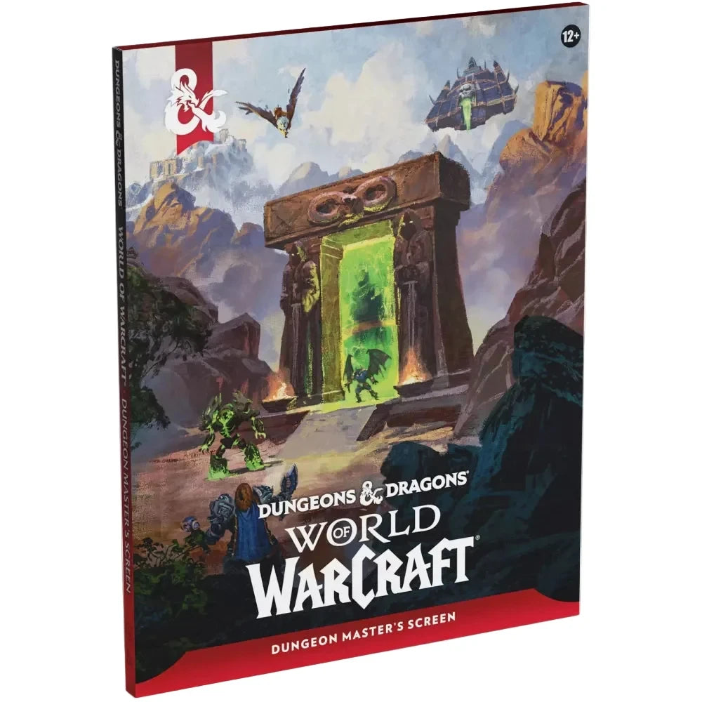D&D World of Warcraft Dungeon Master's Screen, folded, front