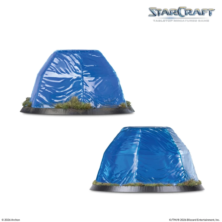 StarCraft Protoss Starter Set, the two Force Fields in clear plastic