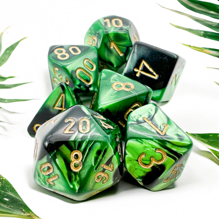 7 Zaruri Chessex, Gemini Black-Green/Gold