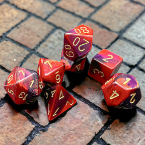 7 Zaruri Chessex, Gemini Purple-Red/Gold