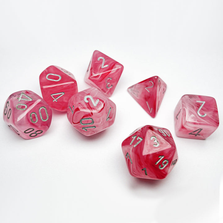 7 Zaruri Chessex, Ghostly Glow Pink/Silver