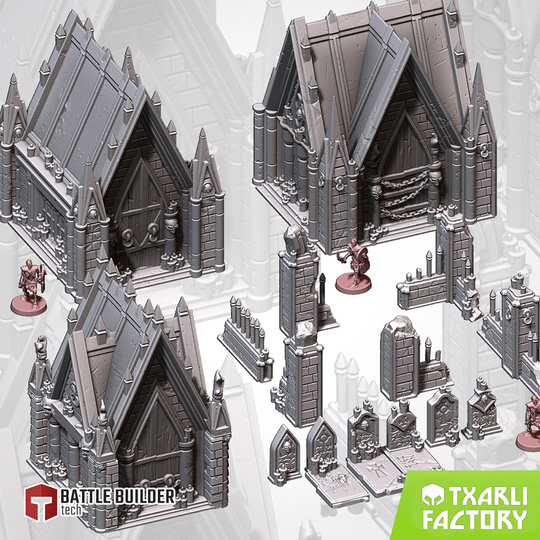 Graveyard, Modular Warhammer/D&D Terrain, Guildmaster Bundle