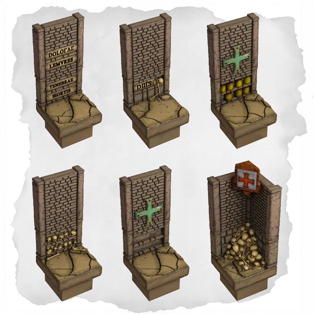 Decorated Walls, Haunted Graveyard Booster Pack