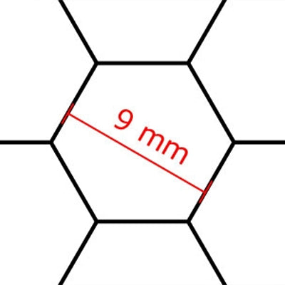 Gaming Mat A3 Transparent cu Grila Hexagonala