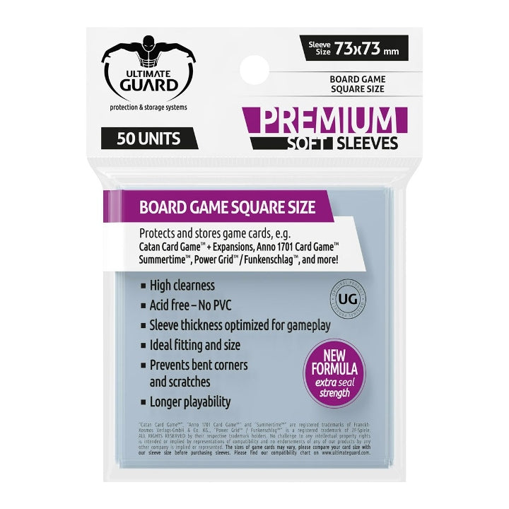 Ultimate Guard Premium Soft Sleeves - Square (50)